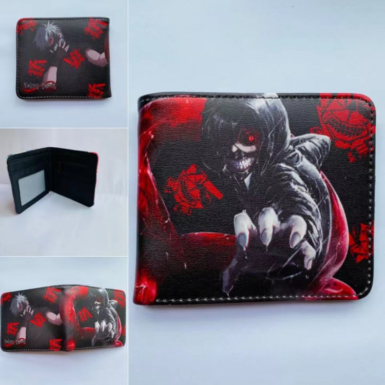 Tokyo Ghoul Full color two fold short wallet purse 11X9.5CM 60G