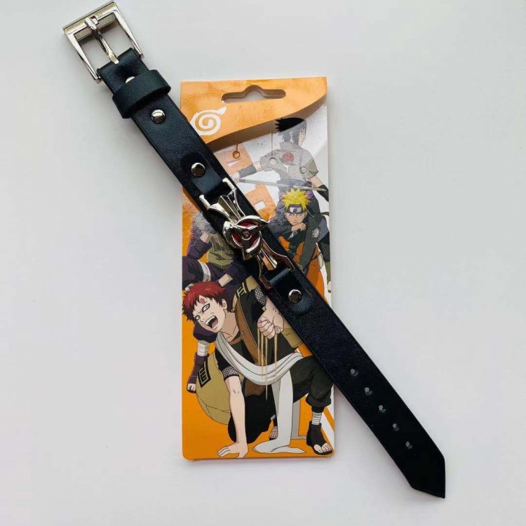 Naruto Animation peripheral Bracelet Leather Bracelet price for 5 pcs