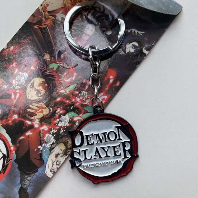 Demon Slayer Kimets Animation peripheral metal keychain price for 5 pcs
