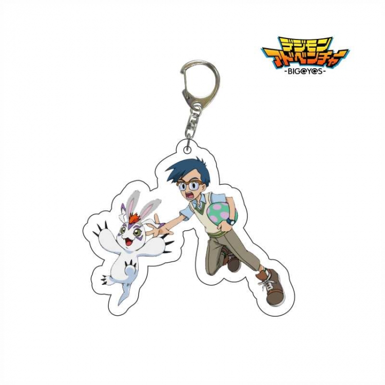 Digimon Anime acrylic Key Chain  price for 5 pcs 6770