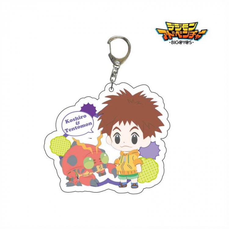 Digimon Anime acrylic Key Chain  price for 5 pcs 6771