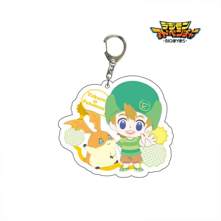 Digimon Anime acrylic Key Chain  price for 5 pcs   6775