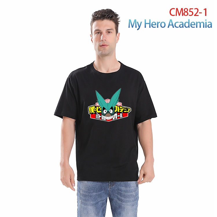 My Hero Academia Printed short-sleeved cotton T-shirt from S to 4XL CM-852-1