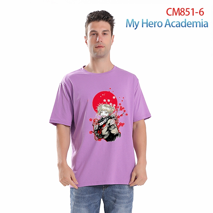 My Hero Academia Printed short-sleeved cotton T-shirt from S to 4XL CM-851-6
