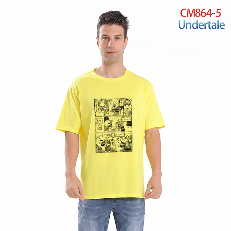 Undertale  Printed short-sleeved cotton T-shirt from S to 4XL CM-864-5