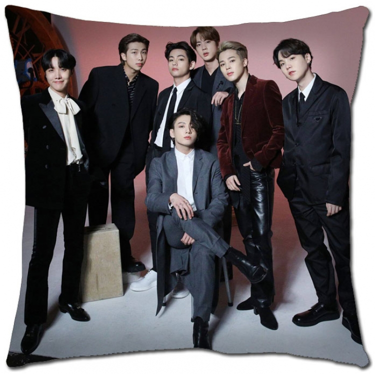 BTS Star movie square full-color pillow cushion 45X45CM NO FILLING BS-1400