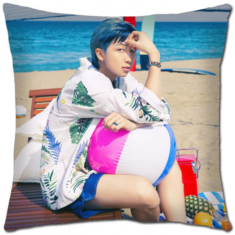 BTS Star movie square full-color pillow cushion 45X45CM NO FILLING  BS-1242