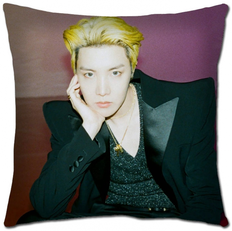 BTS Star movie square full-color pillow cushion 45X45CM NO FILLING  BS-1376