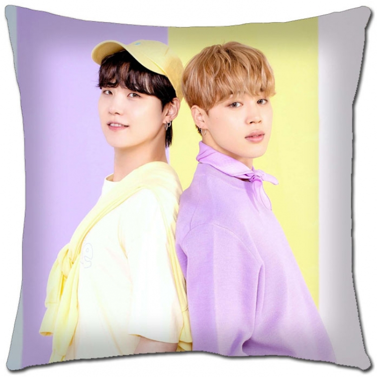 BTS Star movie square full-color pillow cushion 45X45CM NO FILLING   BS-1318