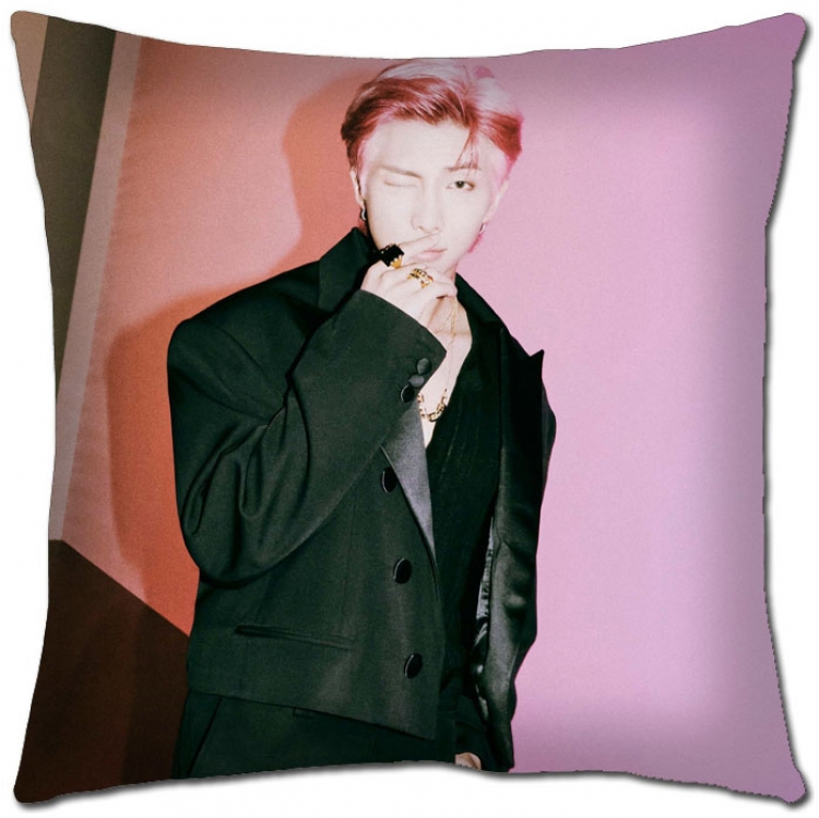 BTS Star movie square full-color pillow cushion 45X45CM NO FILLING  BS-1372