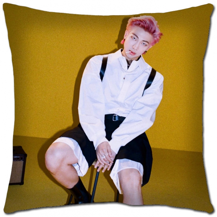 BTS Star movie square full-color pillow cushion 45X45CM NO FILLING BS-1379