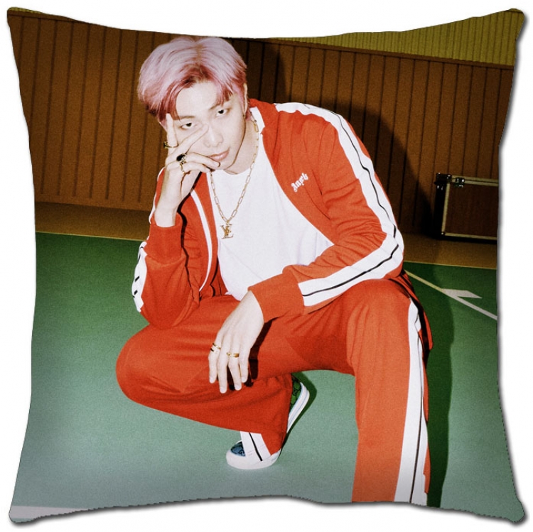 BTS Star movie square full-color pillow cushion 45X45CM NO FILLING  BS-1326