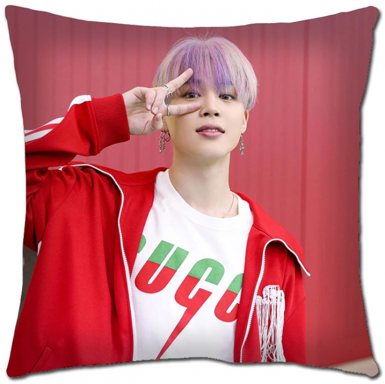 BTS Star movie square full-color pillow cushion 45X45CM NO FILLING   BS-1365