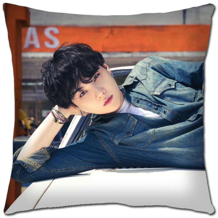 BTS Star movie square full-color pillow cushion 45X45CM NO FILLING BS-1260