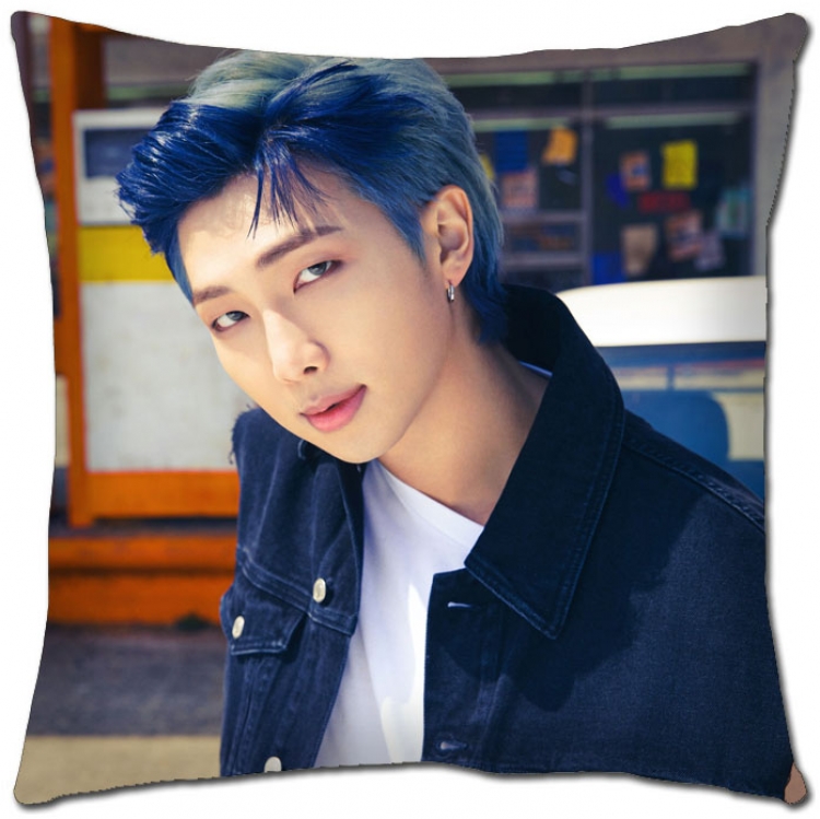 BTS Star movie square full-color pillow cushion 45X45CM NO FILLING  BS-1258