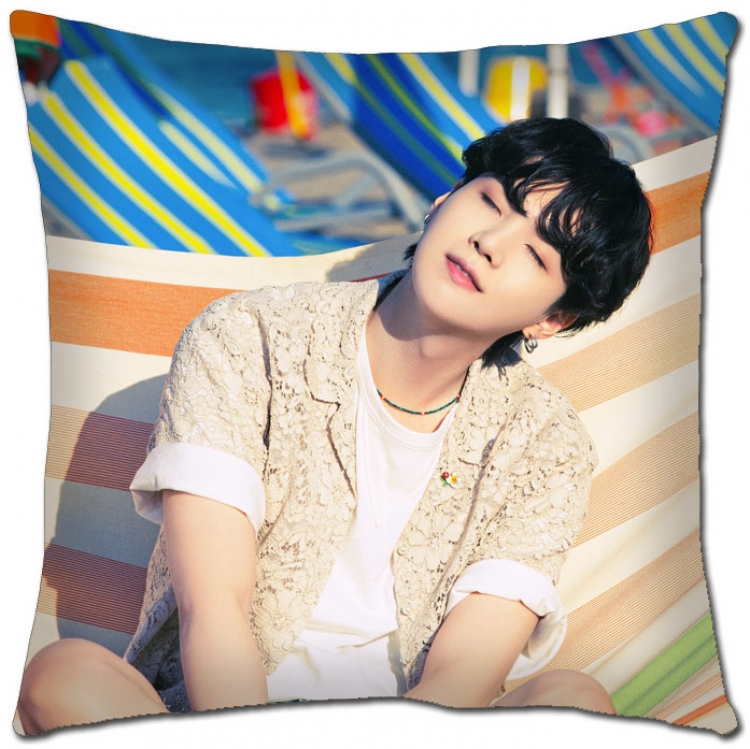 BTS Star movie square full-color pillow cushion 45X45CM NO FILLING  BS-1244
