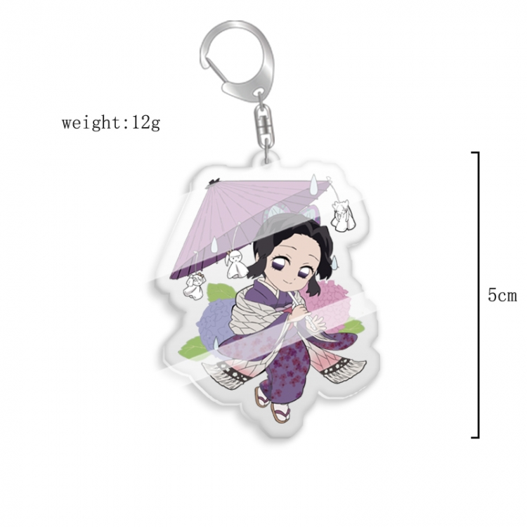 Demon Slayer Kimets Anime acrylic Key Chain price for 5 pcs 7563