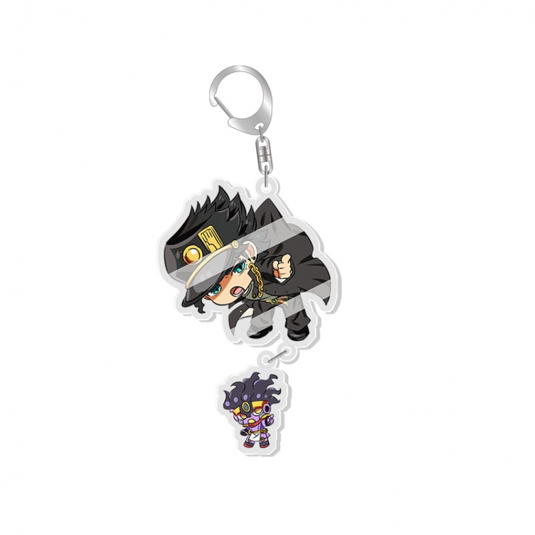 JoJos Bizarre Adventure Anime acrylic Key Chain  price for 5 pcs 7729