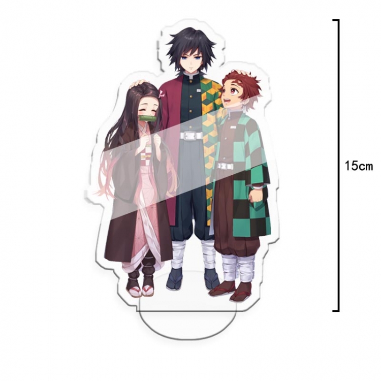 Demon Slayer Kimets Anime character acrylic Standing Plates Keychain