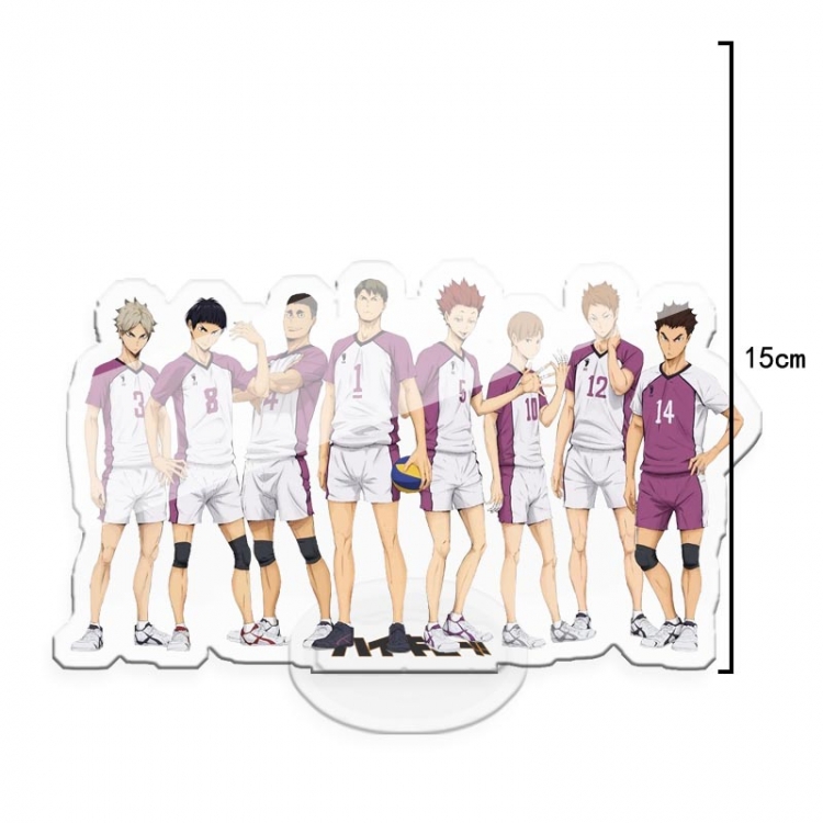 Haikyuu!! Anime character acrylic Standing Plates Keychain