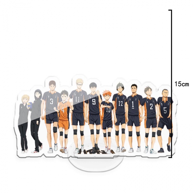 Haikyuu!! Anime character acrylic Standing Plates Keychain