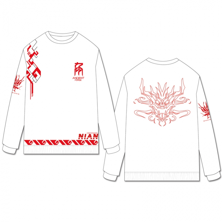 Arknights  Anime surrounding round neck long-sleeved sweater Hoodie from S to 3XL Style A