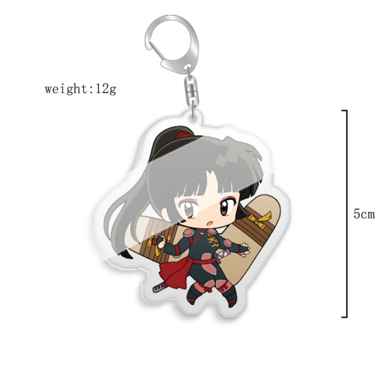 Inuyasha Anime acrylic Key Chain  price for 5 pcs 7917