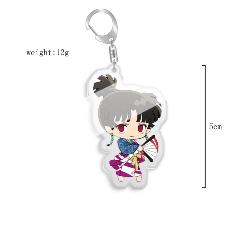 Inuyasha Anime acrylic Key Chain  price for 5 pcs 7923