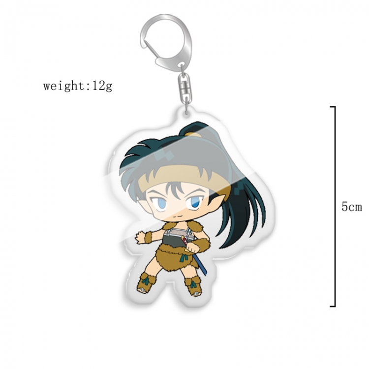 Inuyasha Anime acrylic Key Chain  price for 5 pcs 7921