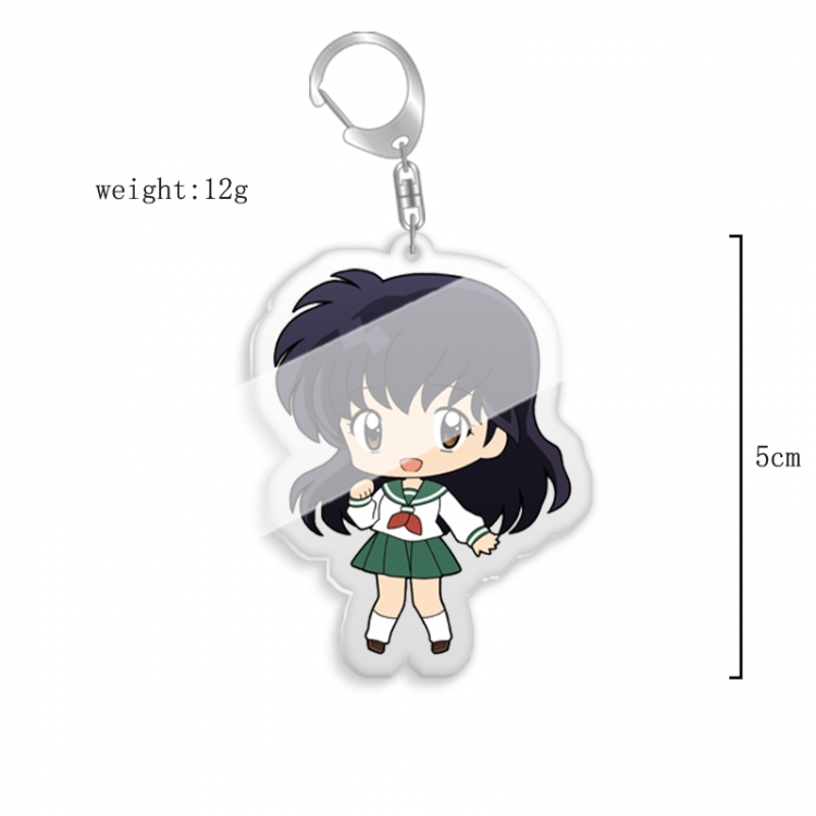 Inuyasha Anime acrylic Key Chain  price for 5 pcs 7913