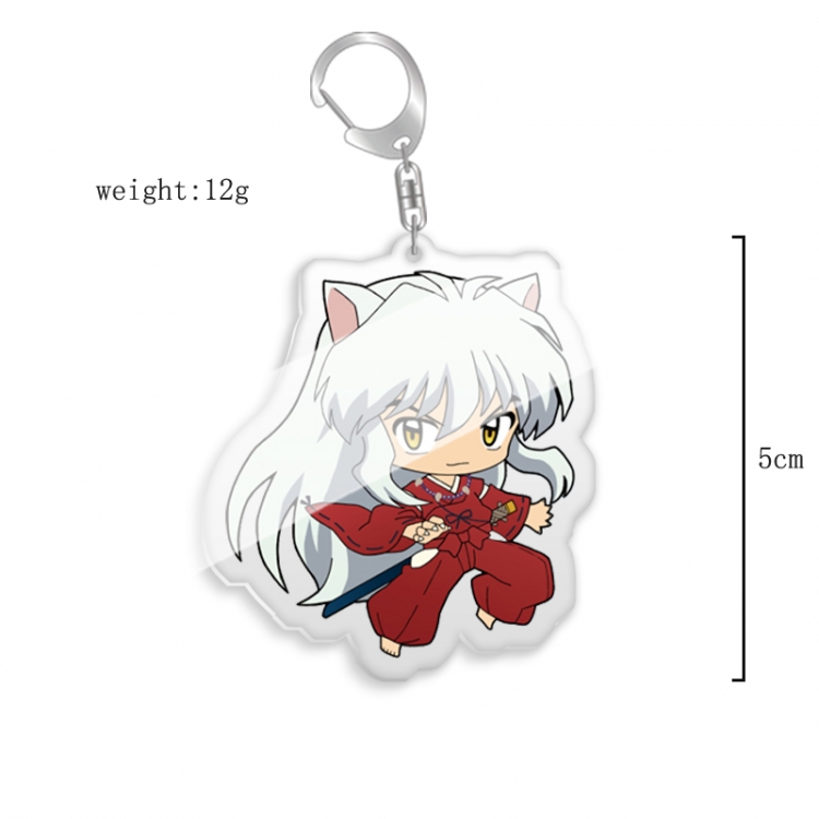 Inuyasha Anime acrylic Key Chain  price for 5 pcs 7914