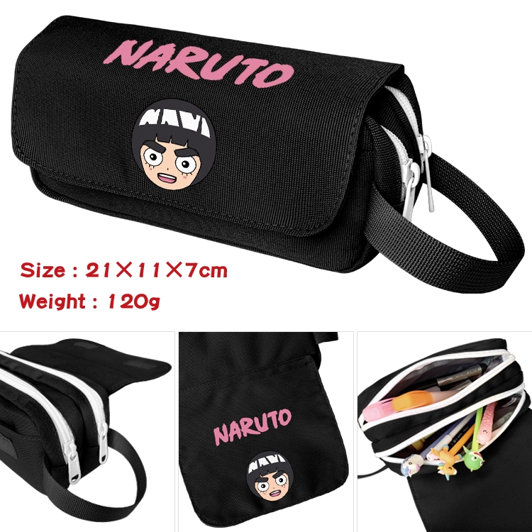 Naruto Portable waterproof double-layer pencil case Pencil Bag  20x11x7cm