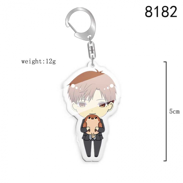 Fruits Basket Anime acrylic Key Chain  price for 5 pcs 8182