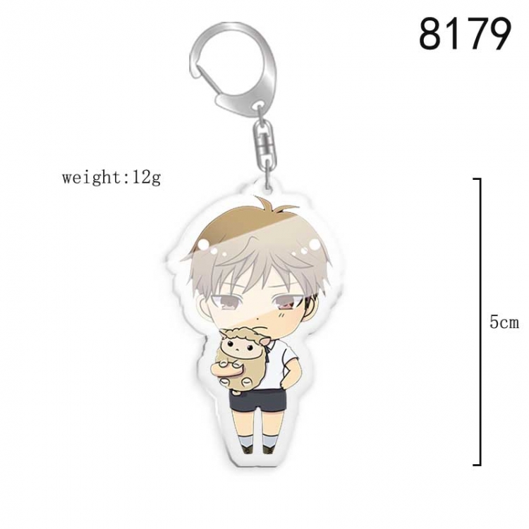 Fruits Basket Anime acrylic Key Chain  price for 5 pcs 8179