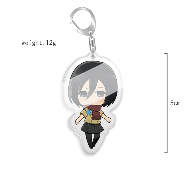 Shingeki no Kyojin  Anime acrylic Key Chain  price for 5 pcs 7971