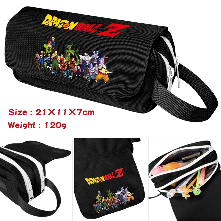  DRAGON BALL Portable waterproof double-layer pencil case Pencil Bag  20x11x7cm