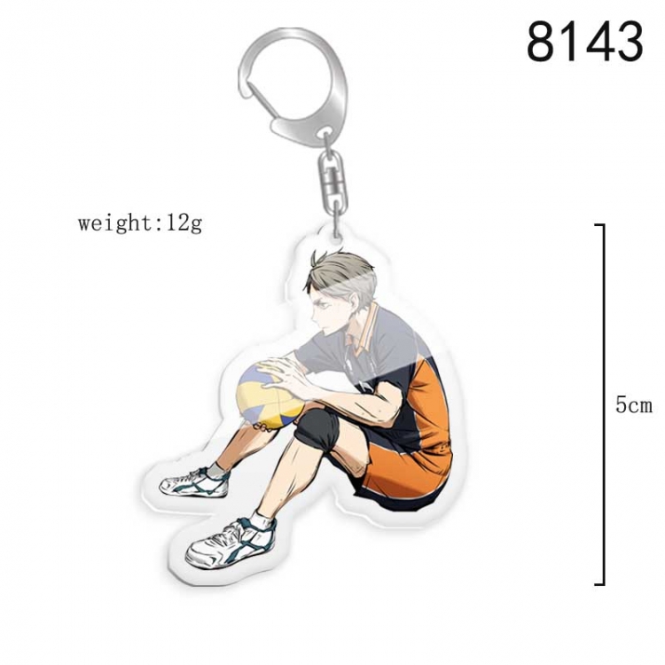 Haikyuu!! Anime acrylic Key Chain price for 5 pcs  8143
