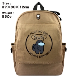 Among us Canvas Flip Backpack ...