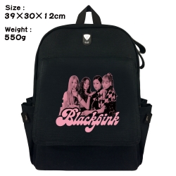 BLACK PINK Canvas Flip Backpac...