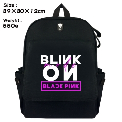 BLACK PINK Canvas Flip Backpac...