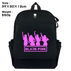 BLACK PINK Canvas Flip Backpac...