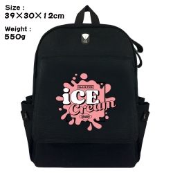 BLACK PINK Canvas Flip Backpac...