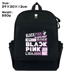 BLACK PINK Canvas Flip Backpac...