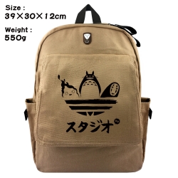 TOTORO  Canvas Flip Backpack S...