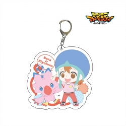 Digimon Anime acrylic Key Chai...