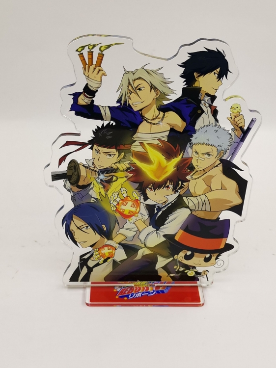 HITMAN REBORN  Anime laser acrylic Standing Plates Keychain