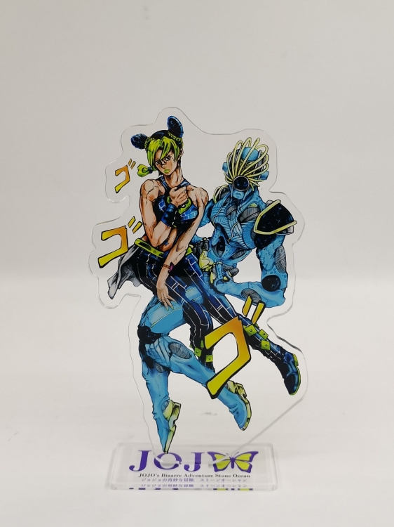 JoJos Bizarre Adventure Anime double-sided acrylic figure Standing Plates Keychain