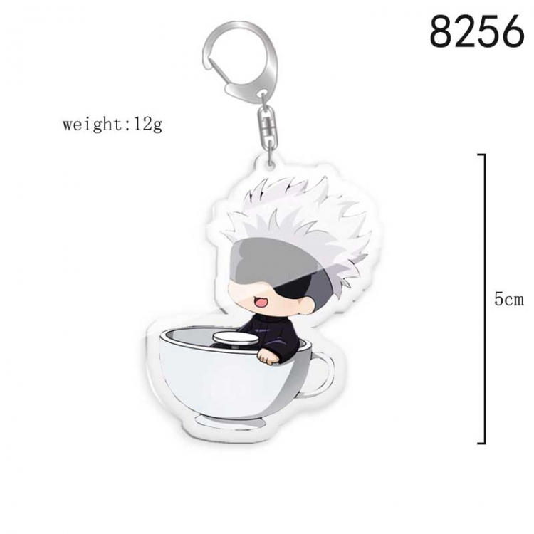 Jujutsu Kaisen  Anime acrylic Key Chain  price for 5 pcs 8256