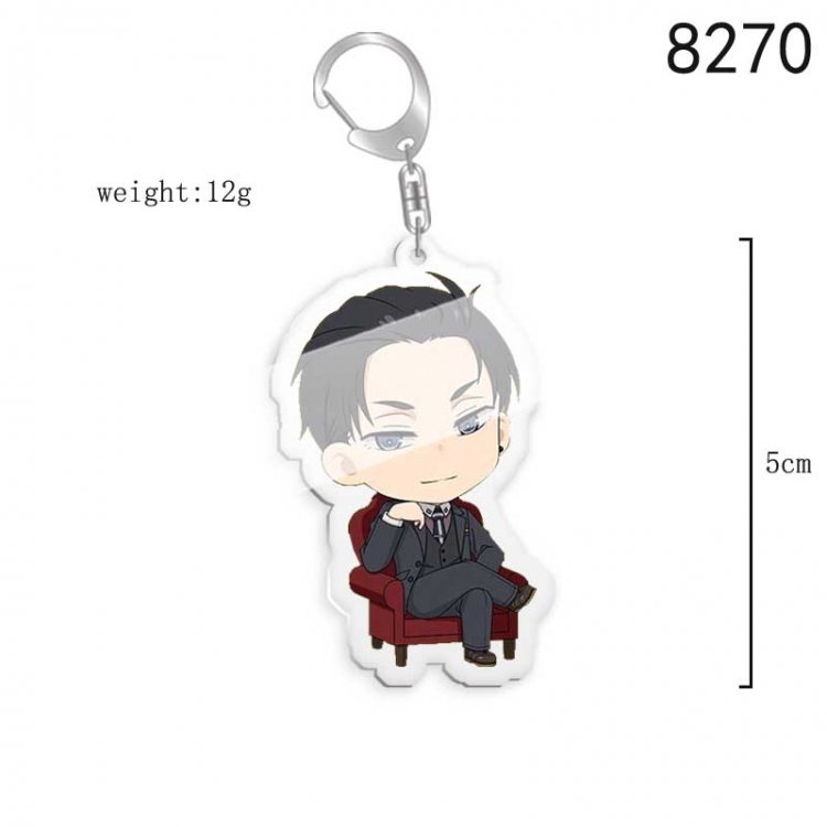 Balance:UNLIMITED Anime acrylic Key Chain  price for 5 pcs 8270