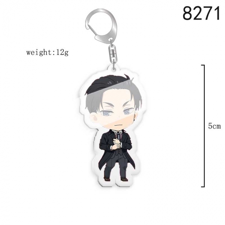 Balance:UNLIMITED Anime acrylic Key Chain  price for 5 pcs 8271